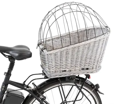 Trixie fietsmand bagagedrager grijs 55 x 35 x 49 cm – met rooster - Afbeelding 10