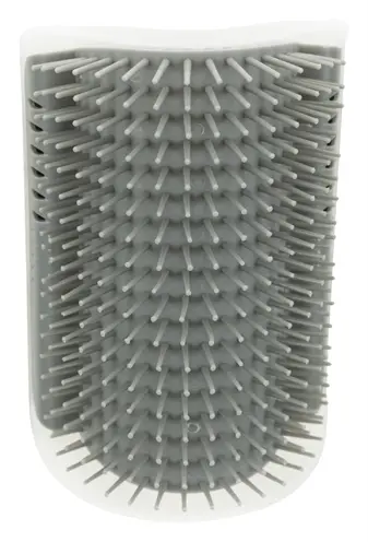 Trixie massageborstel voor muurhoek grijs 8 x 13 cm – kat