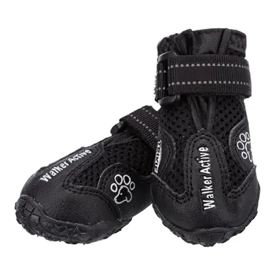 Trixie pootbescherming Walker Active zwart XS-S – hondenschoenen, 2 stuks