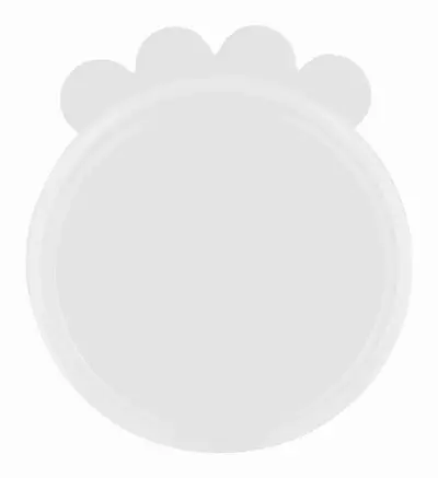 Trixie deksel voor blik siliconen transparant 10,6 cm – 4 stuks