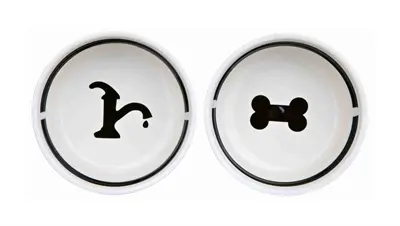 Trixie voerbak/drinkbak set Eat On Your Feet 2 x 0,25 l – 13 cm - Afbeelding 2