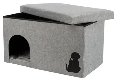 Trixie kattenhuis Kimy lichtgrijs 72 x 40 x 40 cm – met opbergvak - Afbeelding 4