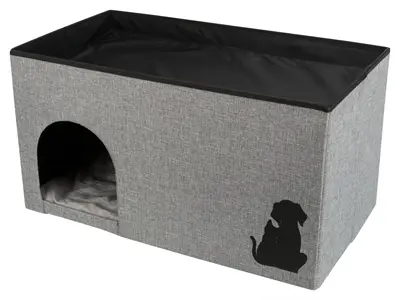 Trixie kattenhuis Kimy lichtgrijs 72 x 40 x 40 cm – met opbergvak - Afbeelding 5
