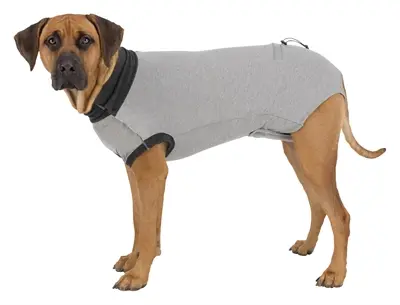 Trixie operatieshirt hond grijs XS 25 cm – katoen met elastan