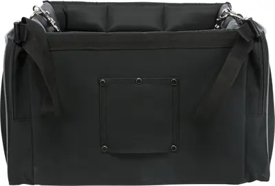 Trixie fietsmand voor aan het stuur nylon zwart/grijs 41 x 26 x 26 cm - Afbeelding 7
