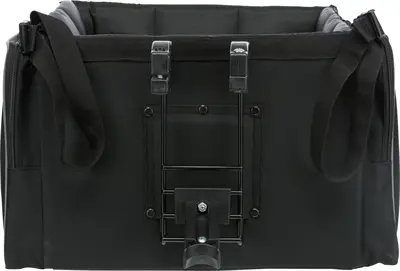 Trixie fietsmand voor aan het stuur nylon zwart/grijs 41 x 26 x 26 cm - Afbeelding 8