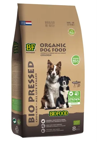 BF Petfood Organic hondenvoer Bio Chicken 8 kg – kip, graanvrij