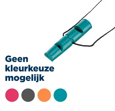 Trixie hondenfluit dubbeltoon kunststof 7,5 cm assorti – met koord
