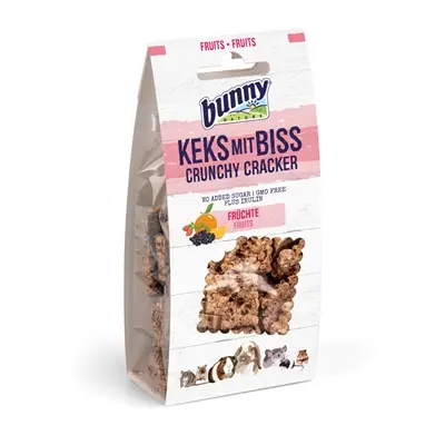 Bunny Nature Crunchy Cracker fruit 50 g – krokante snack voor knaagdieren
