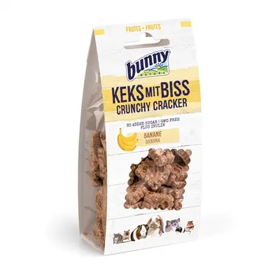 Bunny Nature Crunchy Cracker banaan 50 g – krokante snack