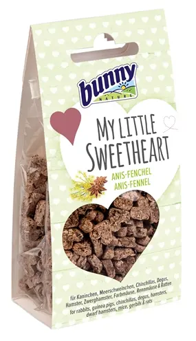 Bunny Nature My Little Sweetheart snack anijs en venkel 30 g – hartjes