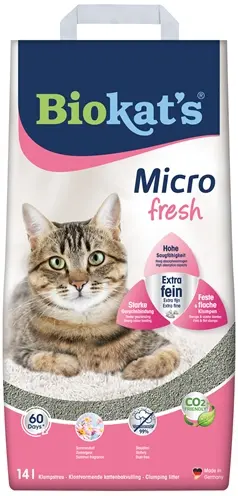 Biokat's Micro Fresh Summerbreeze kattenbakvulling fijnkorrelig 14 liter