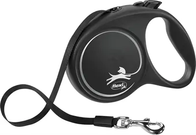 Flexi rollijn Black Design Tape zwart M 5 m – tot 25 kg