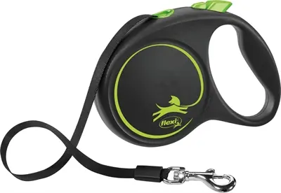Flexi rollijn Black Design Tape groen M 5 m – tot 25 kg
