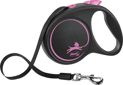 Flexi rollijn Black Design Tape roze M 5 m – tot 25 kg