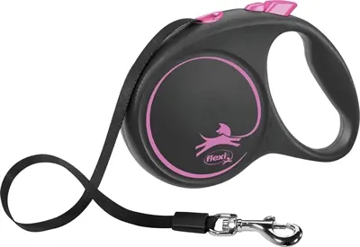 Flexi rollijn Black Design Tape roze L 5 m – tot 50 kg