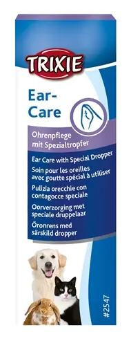 Trixie oorverzorging 50 ml – oordruppels voor honden, katten en kleindieren