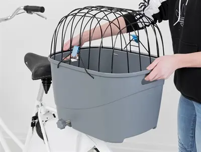 Trixie fietsmand bagagedrager draadkoepel grijs 46 x 36 x 47 cm – tot 6 kg - Afbeelding 10