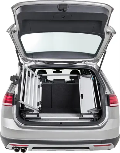 Trixie kofferbakhek aluminium grijs/zwart 94-114 x 69 cm – met bodemplaat - Afbeelding 4