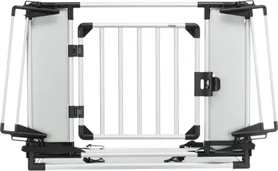 Trixie kofferbakhek aluminium grijs/zwart 94-114 x 69 cm – met bodemplaat - Afbeelding 10