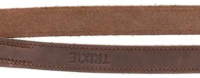 Trixie looplijn Rustic vetleer donkerbruin 200 x 1,2 cm – verstelbaar - Afbeelding 4