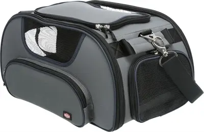 Trixie hondentas Wings vliegtuigtas grijs/blauw 46 x 28 x 23 cm
