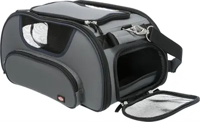 Trixie hondentas Wings vliegtuigtas grijs/blauw 46 x 28 x 23 cm - Afbeelding 4