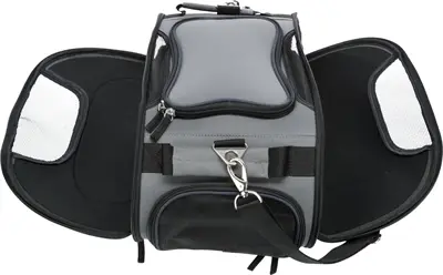 Trixie hondentas Wings vliegtuigtas grijs/blauw 46 x 28 x 23 cm - Afbeelding 7
