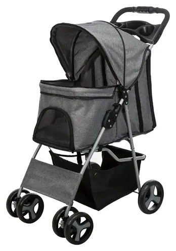 Trixie hondenbuggy grijs 47 x 80 x 100 cm – inklapbaar - Afbeelding 4