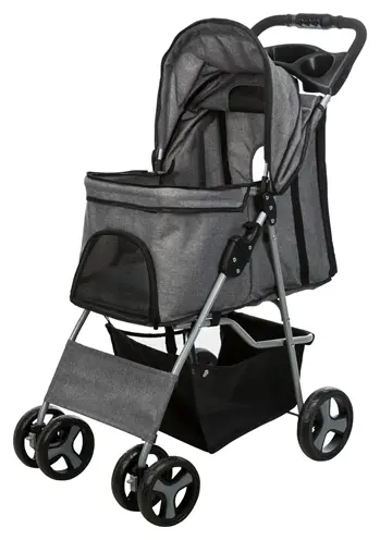 Trixie hondenbuggy grijs 47 x 80 x 100 cm – inklapbaar - Afbeelding 5