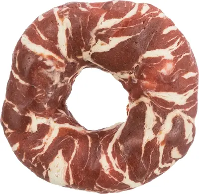 Trixie Denta Fun Marbled Beef kauwring 10 cm – 50 stuks