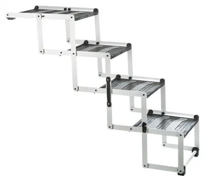 Trixie vouwtrap hond aluminium 4-delig – tot 75 kg