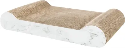 Trixie krabmat karton XXL marmerprint lichtgrijs 64 x 37 x 11 cm