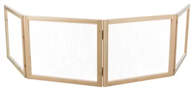 Trixie Indoor ren konijn 4 panelen hout 60-240 x 50 cm – uitbreidbaar