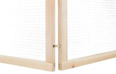 Trixie Indoor ren konijn 4 panelen hout 60-240 x 50 cm – uitbreidbaar - Afbeelding 6