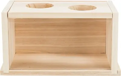 Trixie zandbad hout 20 x 12 x 12 cm – voor muizen en hamsters - Afbeelding 2