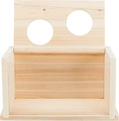 Trixie zandbad hout 20 x 12 x 12 cm – voor muizen en hamsters - Afbeelding 3
