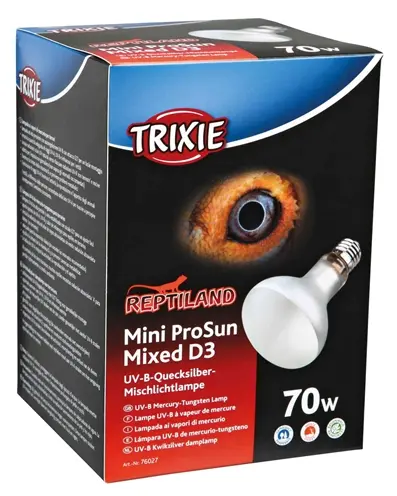 Trixie Reptiland Mini Prosun Mixed D3 UV-B lamp 70 W – zelfstartend, E27