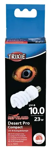 Trixie Reptiland Desert Pro Compact 10.0 UV-B lamp 23 W – 6 x 6 x 15,2 cm