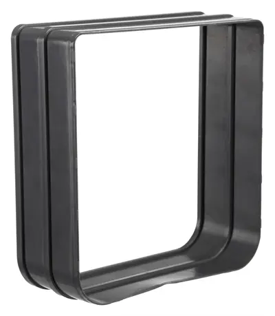 Trixie tunnelstuk voor kattenluik zwart 16,5 x 15,5 cm - Afbeelding 4