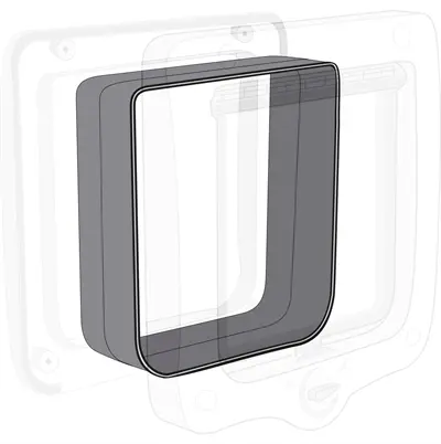 Trixie tunnelstuk voor kattenluik zwart 16,5 x 15,5 cm - Afbeelding 5