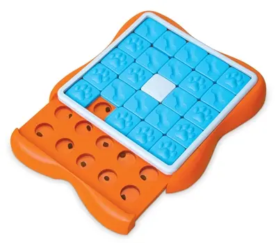 Nina Ottosson Challenge Slider 38 x 38 x 5 cm – hondenspel, oranje/blauw