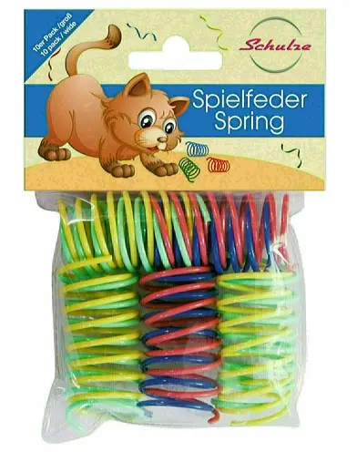 Schulze Spiral Springs kattenspeelgoed 10 stuks – springveren