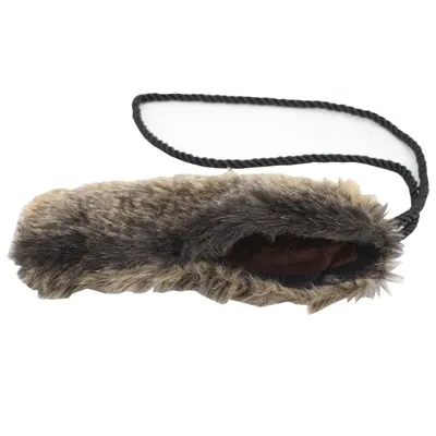 Schulze Porta Tug hondenspeelgoed 30 x 12 x 12 cm – pluche, bruin