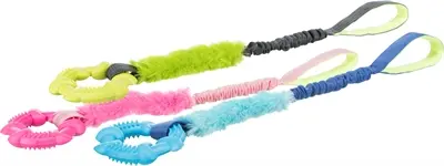 Trixie Bungee Tugger met ring assorti 10 x 10 x 56 cm – zonder pieper - Afbeelding 10