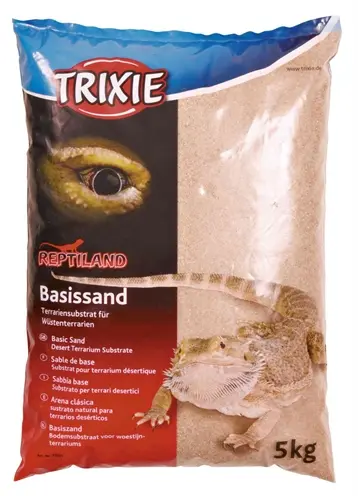 Trixie basiszand woestijnterrarium geel 5 kg – fijnkorrelig terrariumzand