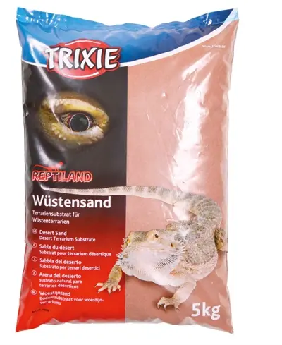 Trixie Reptiland woestijnzand rood 5 kg – fijnkorrelig terrariumzand