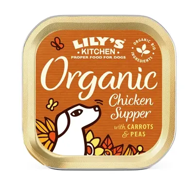 Lily's Kitchen hondenvoer Organic Chicken Supper 11 x 150 g – natvoer - Afbeelding 4