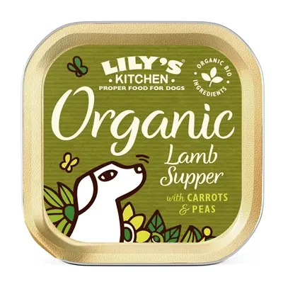 Lily's Kitchen hondenvoer Organic Lamb Supper 11 x 150 g – natvoer - Afbeelding 4