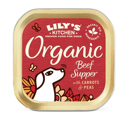Lily's Kitchen hondenvoer Organic Beef Supper 11 x 150 g – natvoer - Afbeelding 4